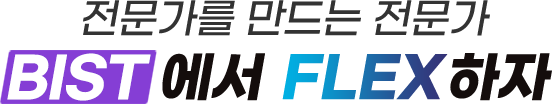 전문가를 만드는 전문가 BIST에서 FLEX하자